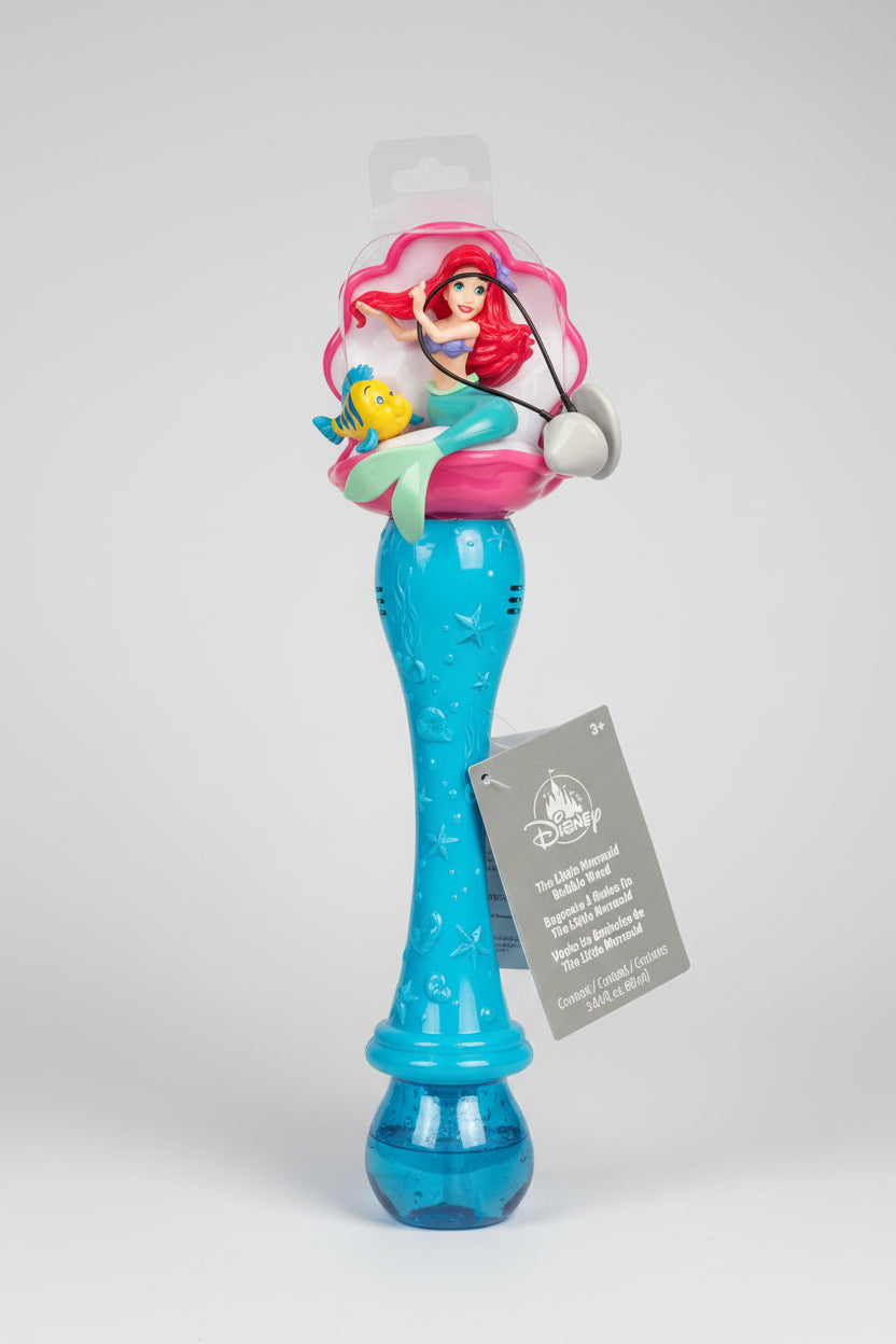 Baguette à bulles Ariel et Polochon de Disneyland Paris, vue complète