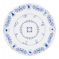 Plat à tarte La Belle et la Bête en porcelaine