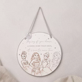 Plaque décorative Princesses Disney 100 en céramique