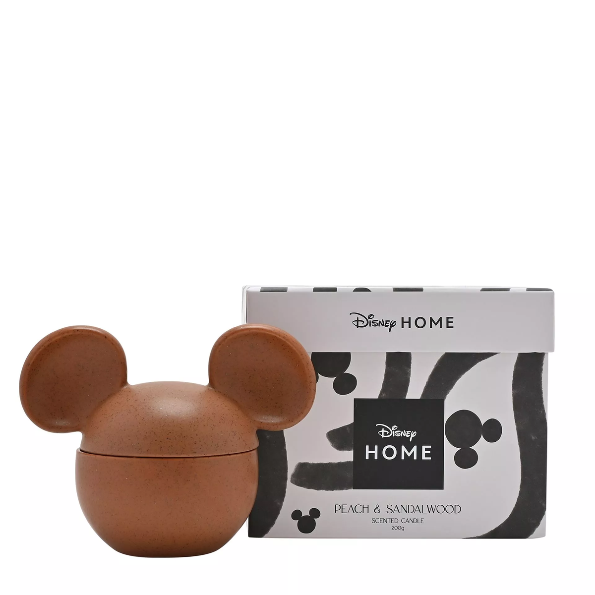 Bougie parfumée Mickey pêche et bois de santal