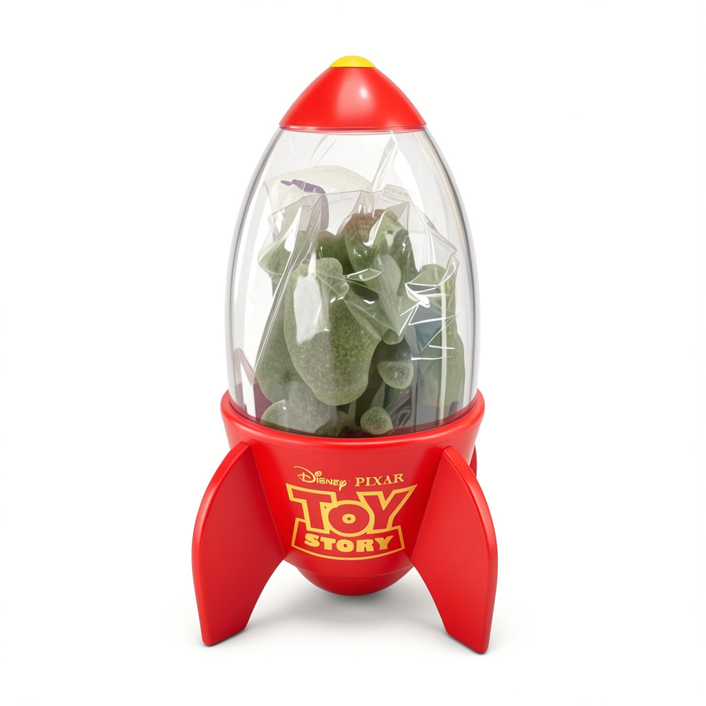 Fusée Toy Story avec bonbons goût pomme – Disneyland Paris