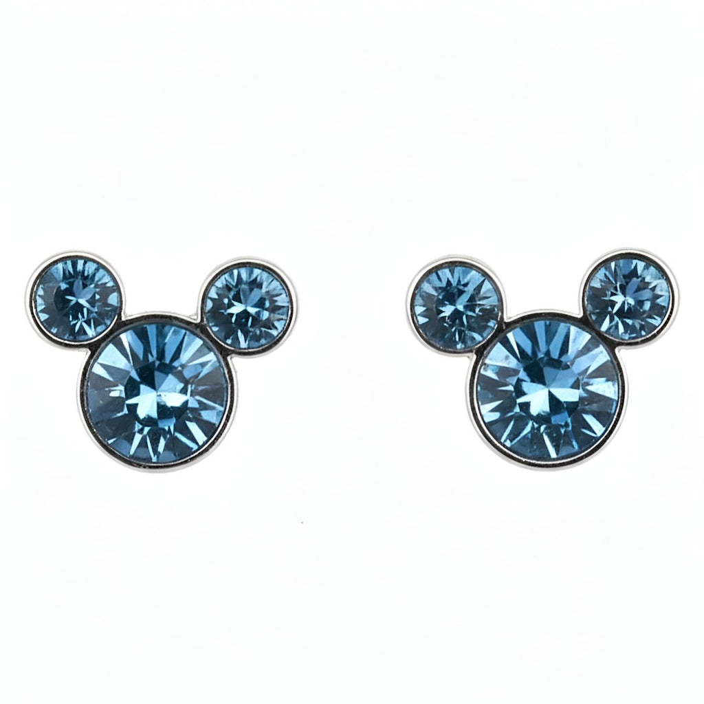 Boucles d’Oreilles Icône Mickey Aquamarine – Mickey Mouse