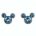 Boucles d’Oreilles Icône Mickey Aquamarine – Mickey Mouse