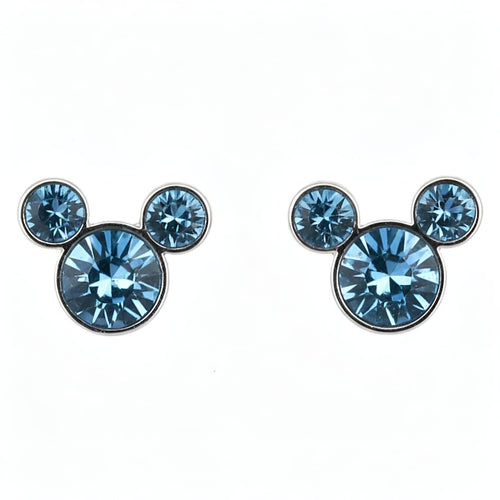 Boucles d’Oreilles Icône Mickey Aquamarine – Mickey Mouse