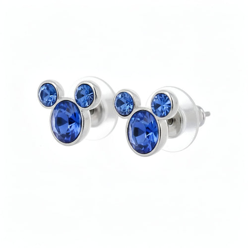 Boucles d’Oreilles Icône Mickey Bleu — vue 2