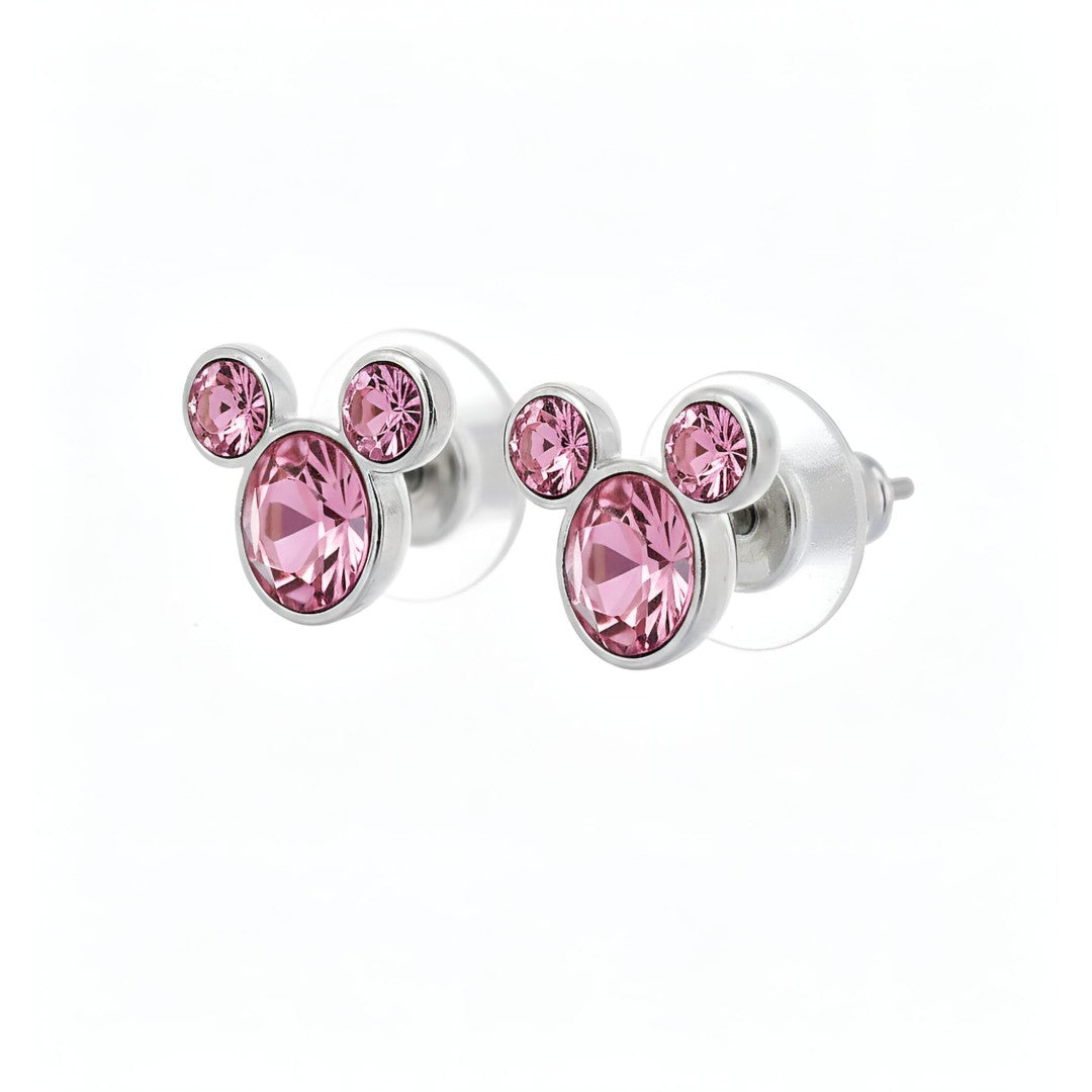 Boucles d’Oreilles Icône Mickey Rose — vue 2