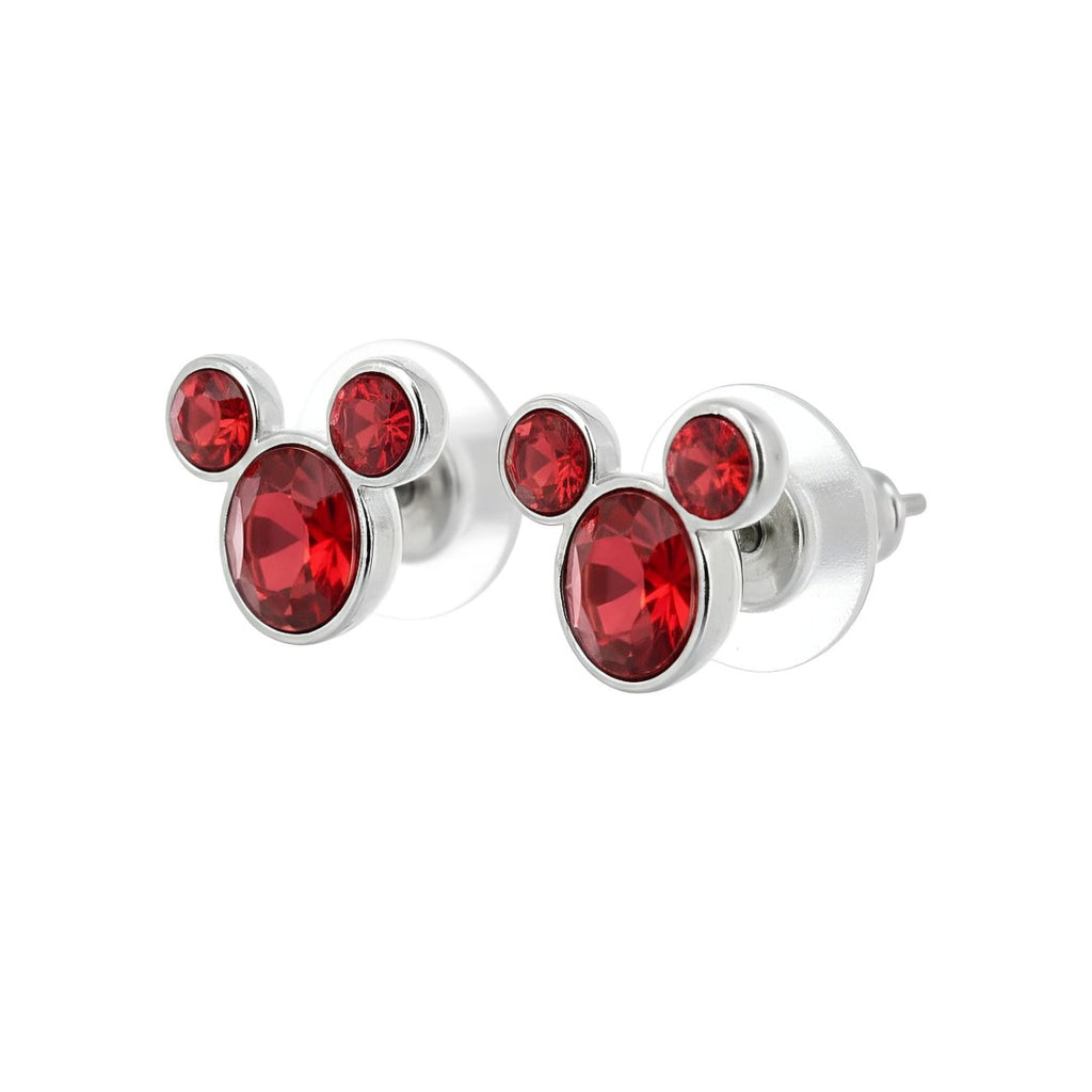 Boucles d’Oreilles Icône Mickey Rouge — vue 2