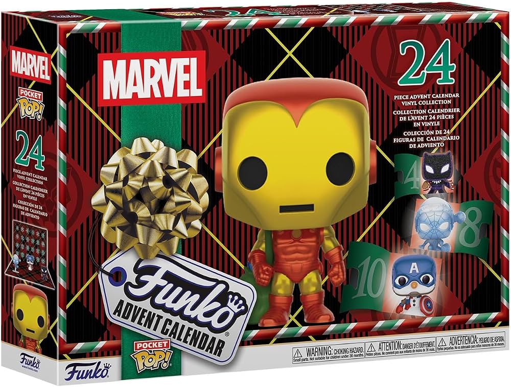 Calendrier de l’Avent Funko Pocket Pop Marvel 24 figurines – vue de face