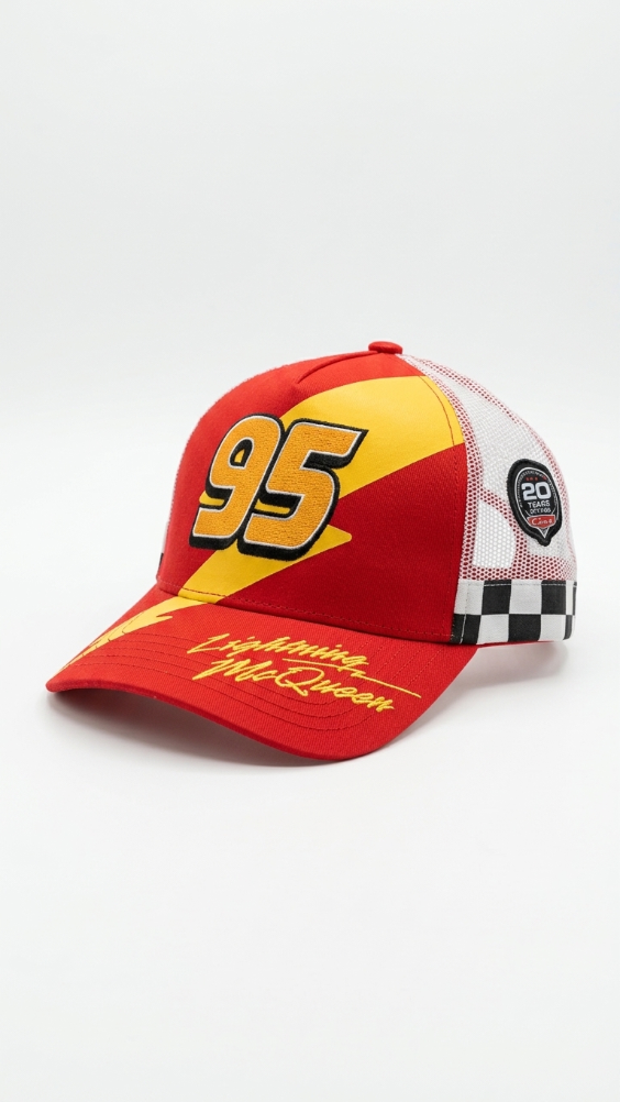 Casquette Lightning McQueen Cars rouge Disneyland Paris