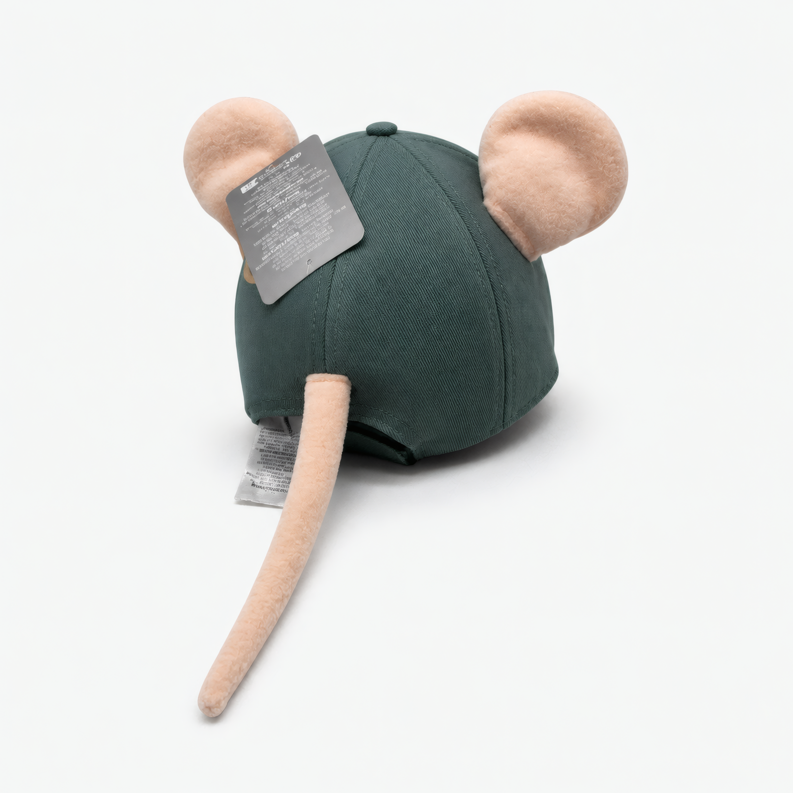 Casquette 3D Rémy Ratatouille – vue arrière avec queue et oreilles