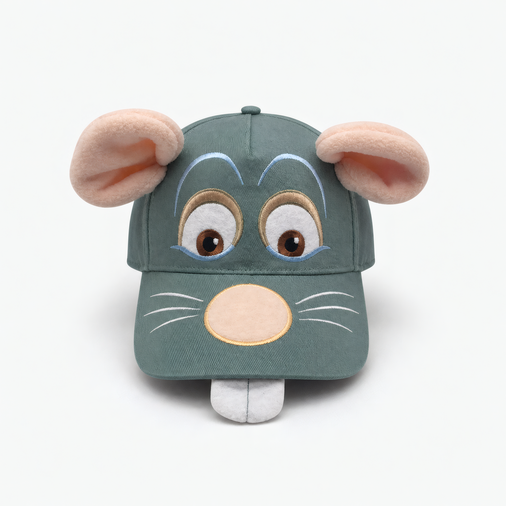 Casquette 3D Rémy Ratatouille – vue de face avec forme structurée