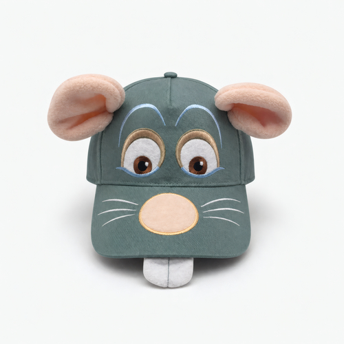 Casquette 3D Rémy Ratatouille – vue de face avec forme structurée