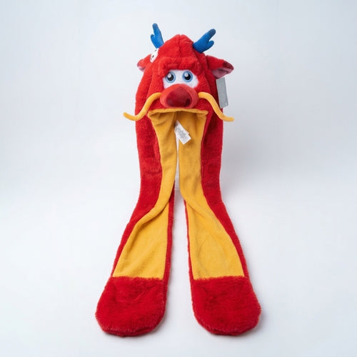 Chapka Mushu rouge et jaune inspirée de Mulan – Disneyland Paris