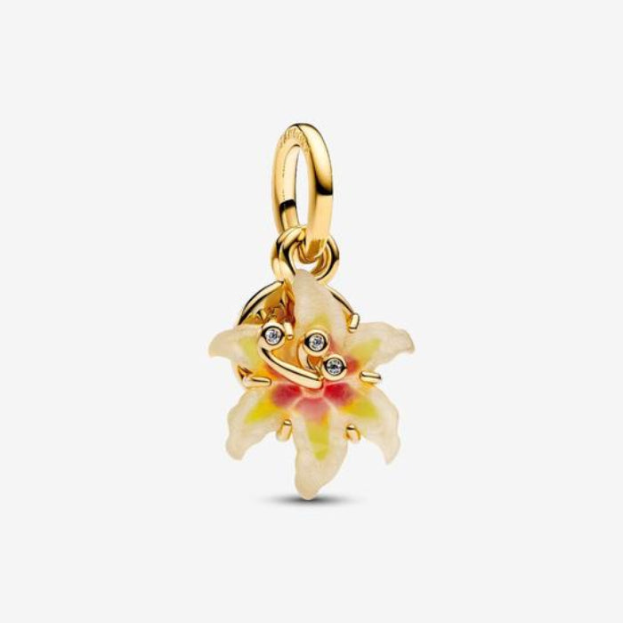 Charm Pandora Disney Raiponce Campanule Luminescente doré