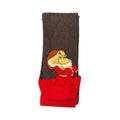 Chaussettes Grincheux Grumpy Disney gris et rouge - détail personnage