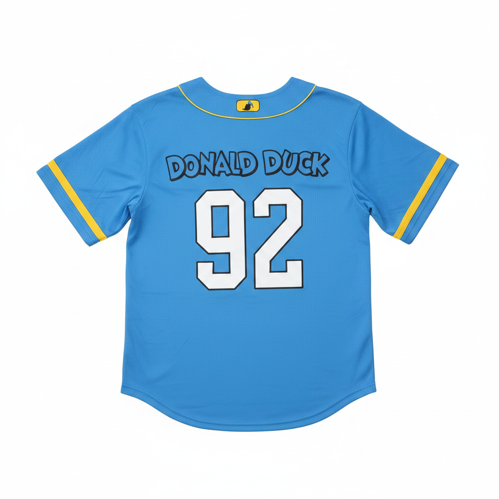 Chemise Jersey Donald Duck — Flatlay dos v2