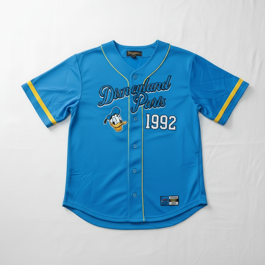 Chemise Jersey Donald Duck — Flatlay épuré