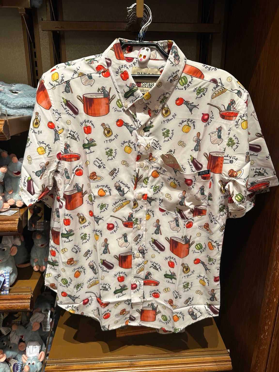Chemise Ratatouille Rémy Disneyland Paris