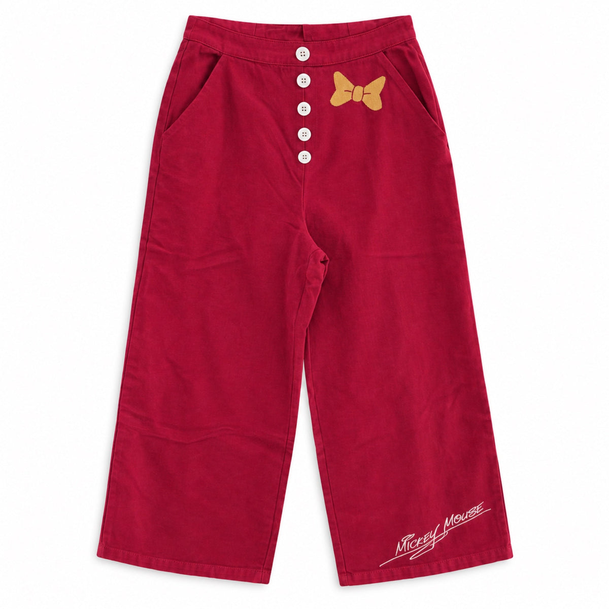Combinaison rouge Mickey Mouse – Disney Glamour – détail pantalon