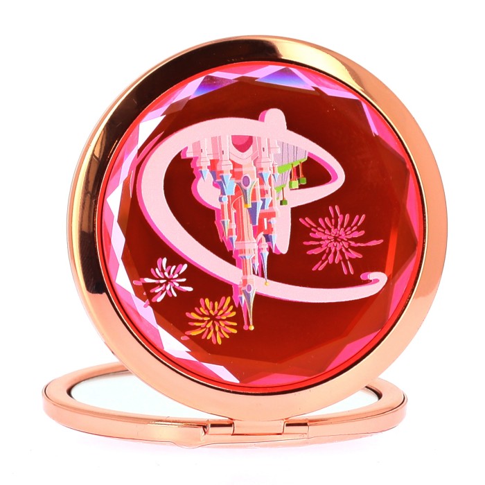 Compact miroir Château Arribas – miroir ouvert