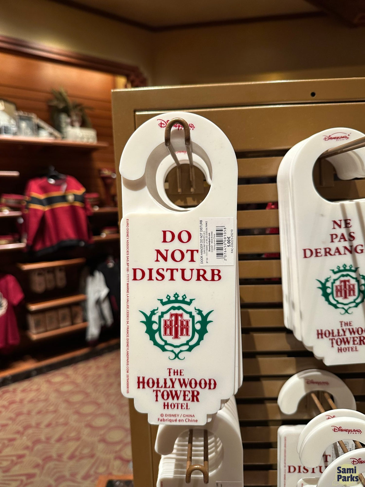 Accroche-porte Ne pas déranger – Tour de la Terreur – Disneyland Paris – photo officielle du produit