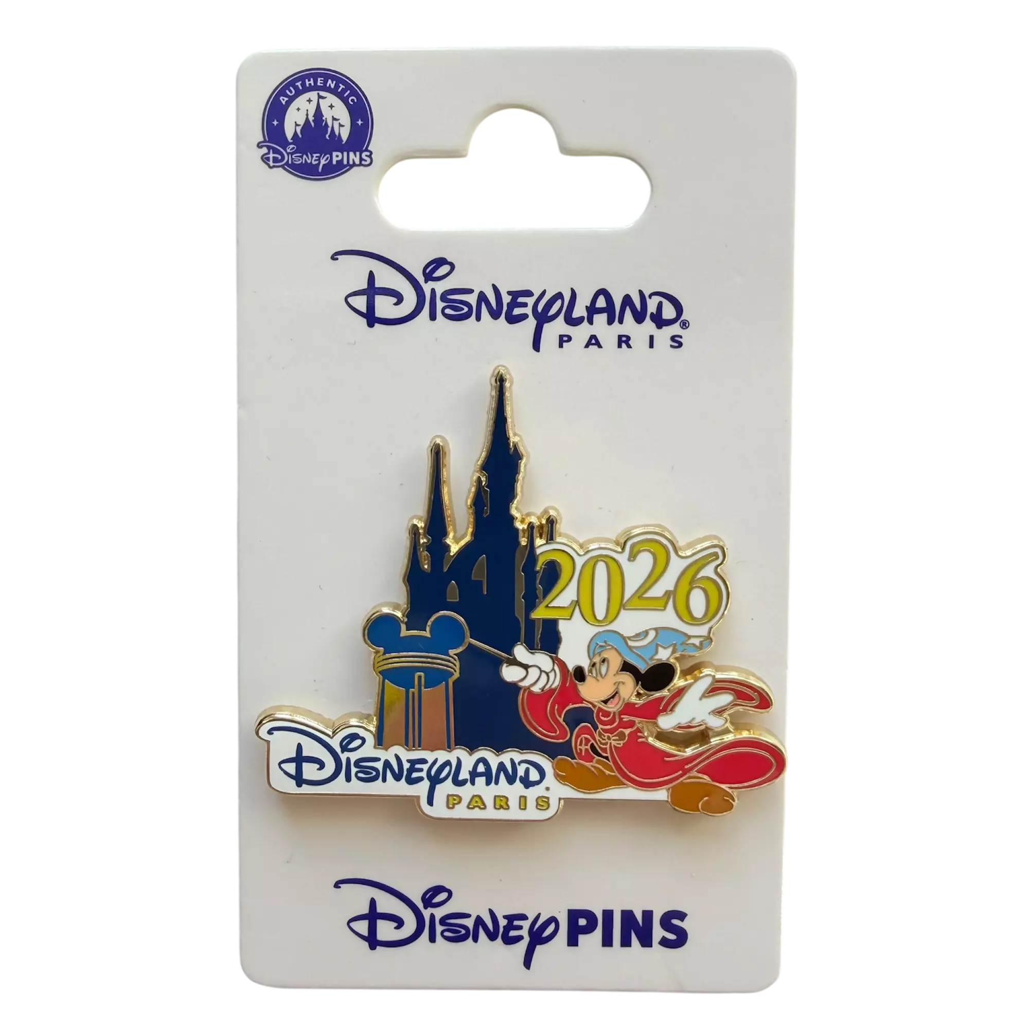 Pin Schloss Zauberlehrling Micky 2026 – Disneyland Paris