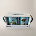Duo de mugs Buzz et Woody Toy Story – vue trois-quarts en studio