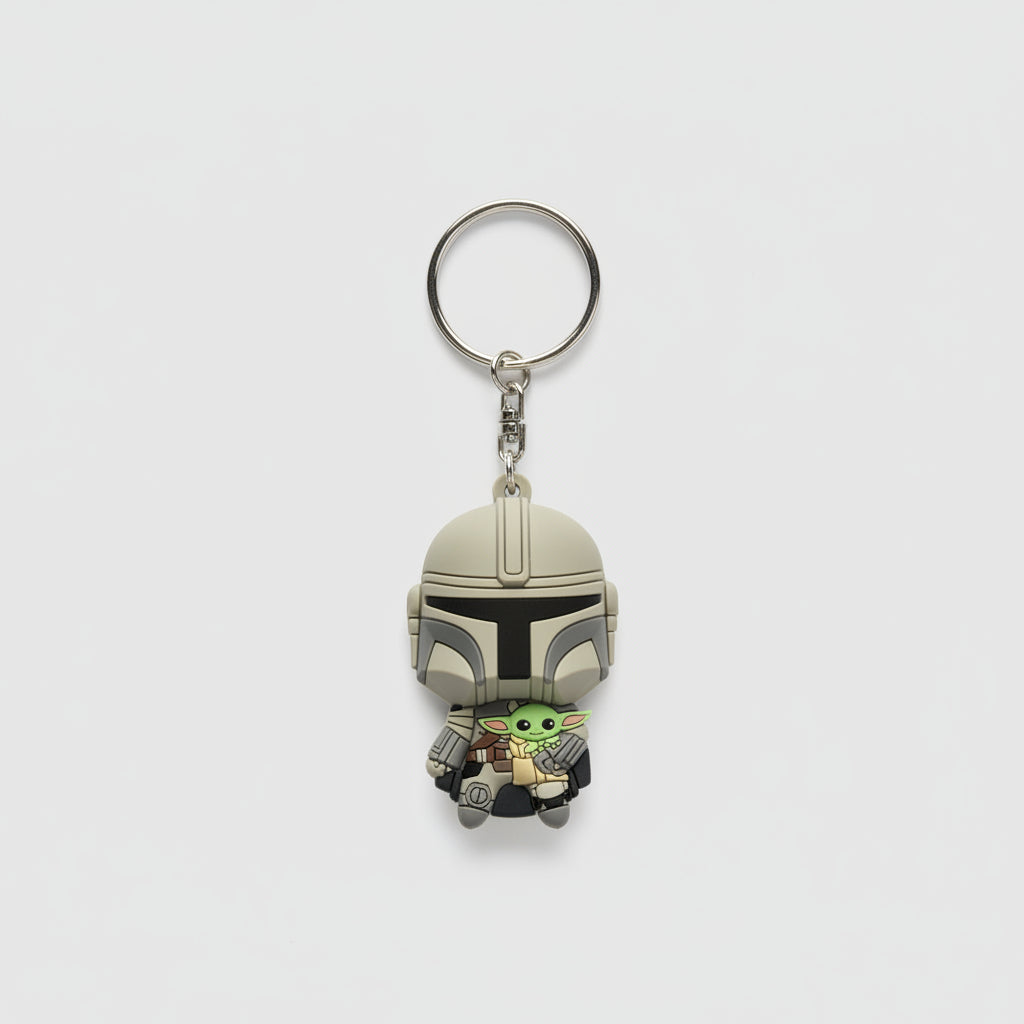 Porte-clés Star Wars Mandalorian et Grogu – Disneyland Paris
