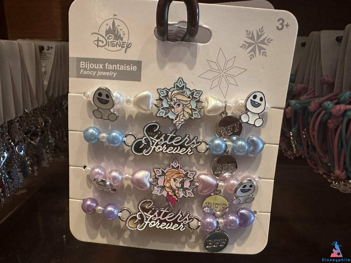 Ensemble de bijoux fantaisie La Reine des Neiges Disneyland Paris