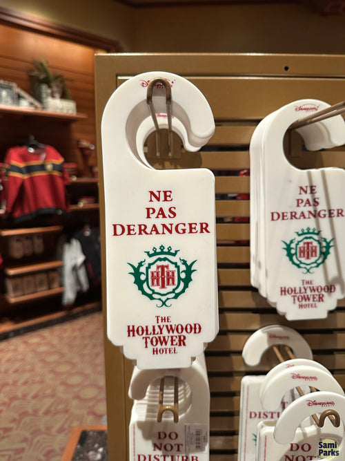 Accroche-porte Ne pas déranger – Tour de la Terreur – Disneyland Paris – photo officielle du produit