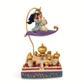 Figurine Aladdin et Jasmine sur tapis volant Disney Traditions