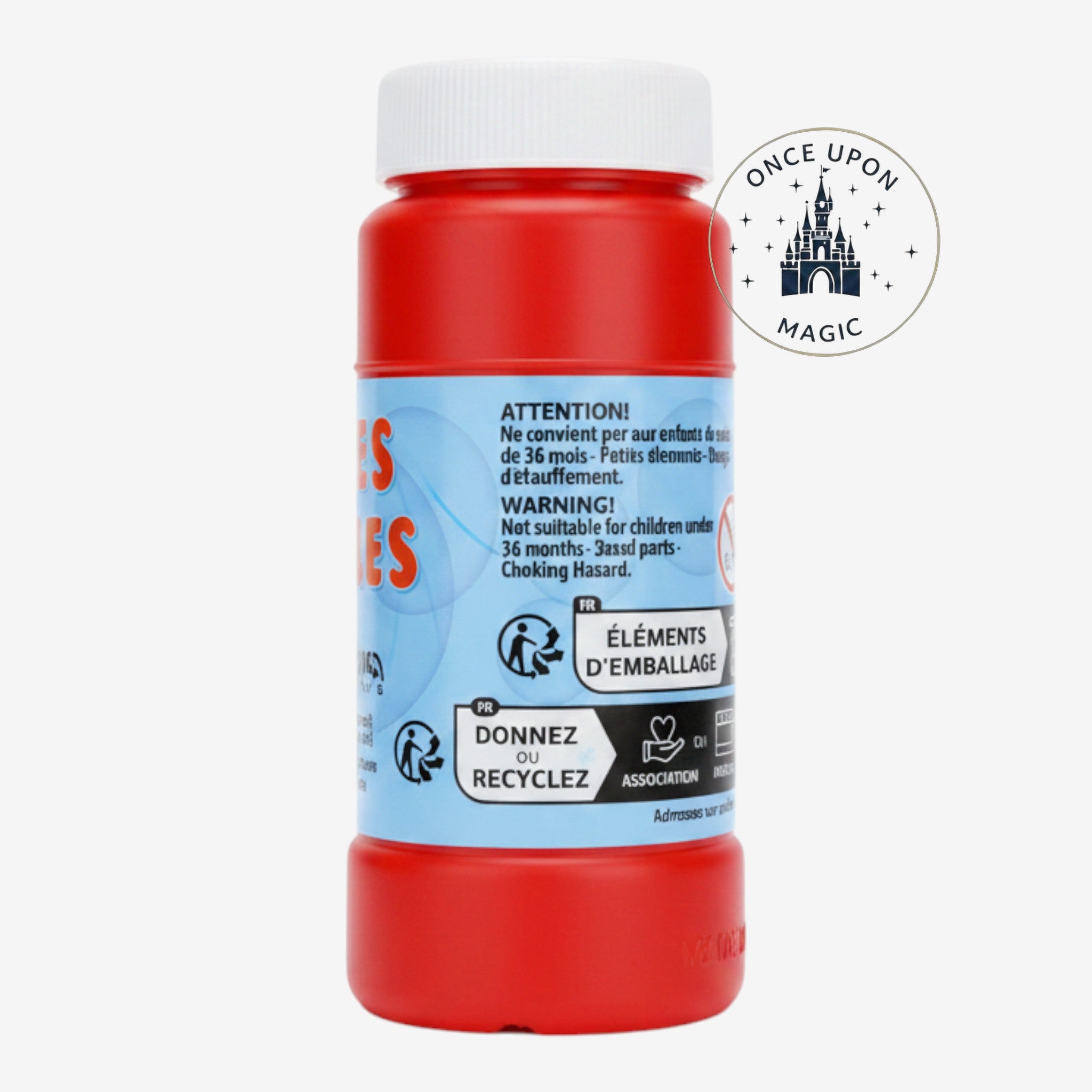 Flacon Bulles — Vue trois quarts