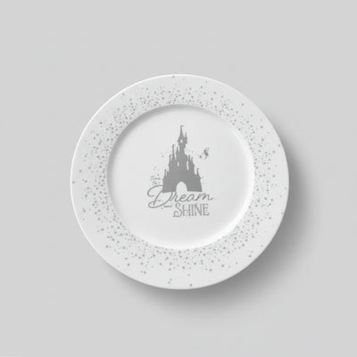 Grande assiette blanche Disney Dream & Shine – Disneyland Paris - vue 1