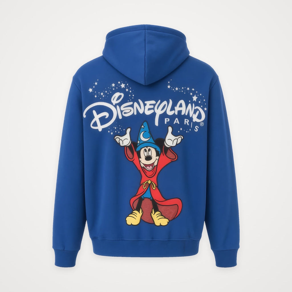 Hoodie zippé bleu Mickey l’Apprenti Sorcier Fantasia – Disneyland Paris – vue de dos