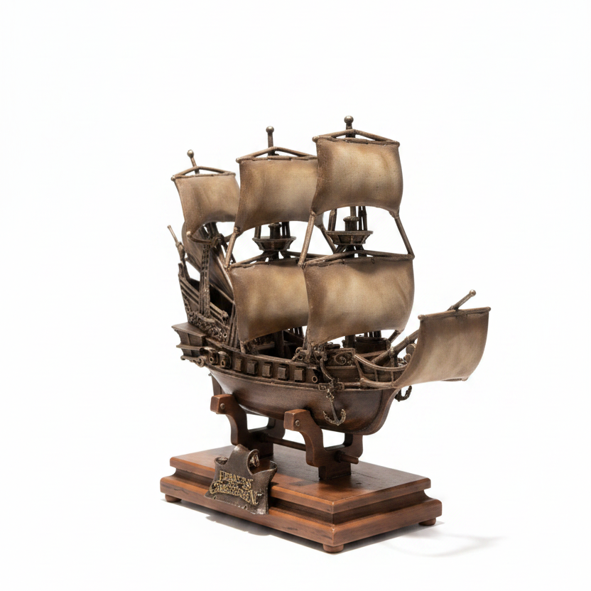 Figurine Le Black Pearl Pirates des Caraïbes — Disneyland Paris
