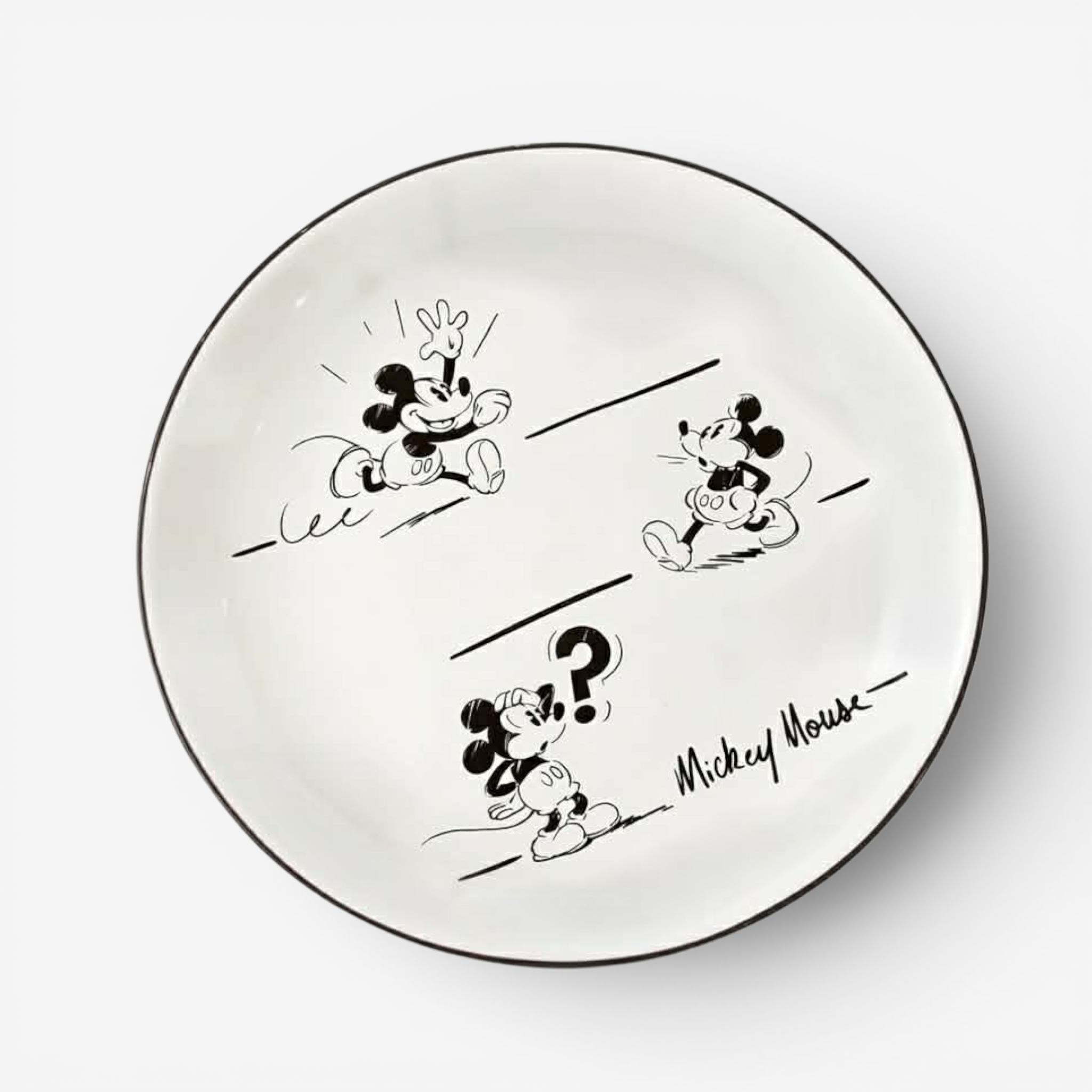 Assiette Mickey Mouse – Collection Vintage Disney - Disneyland Paris