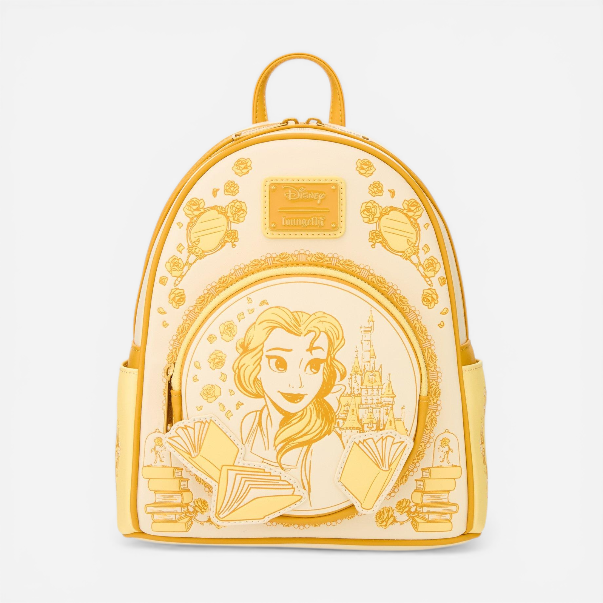 Loungefly Mini Sac à dos La Belle et la Bête Belle Tonal Sketch Portrait – Import US