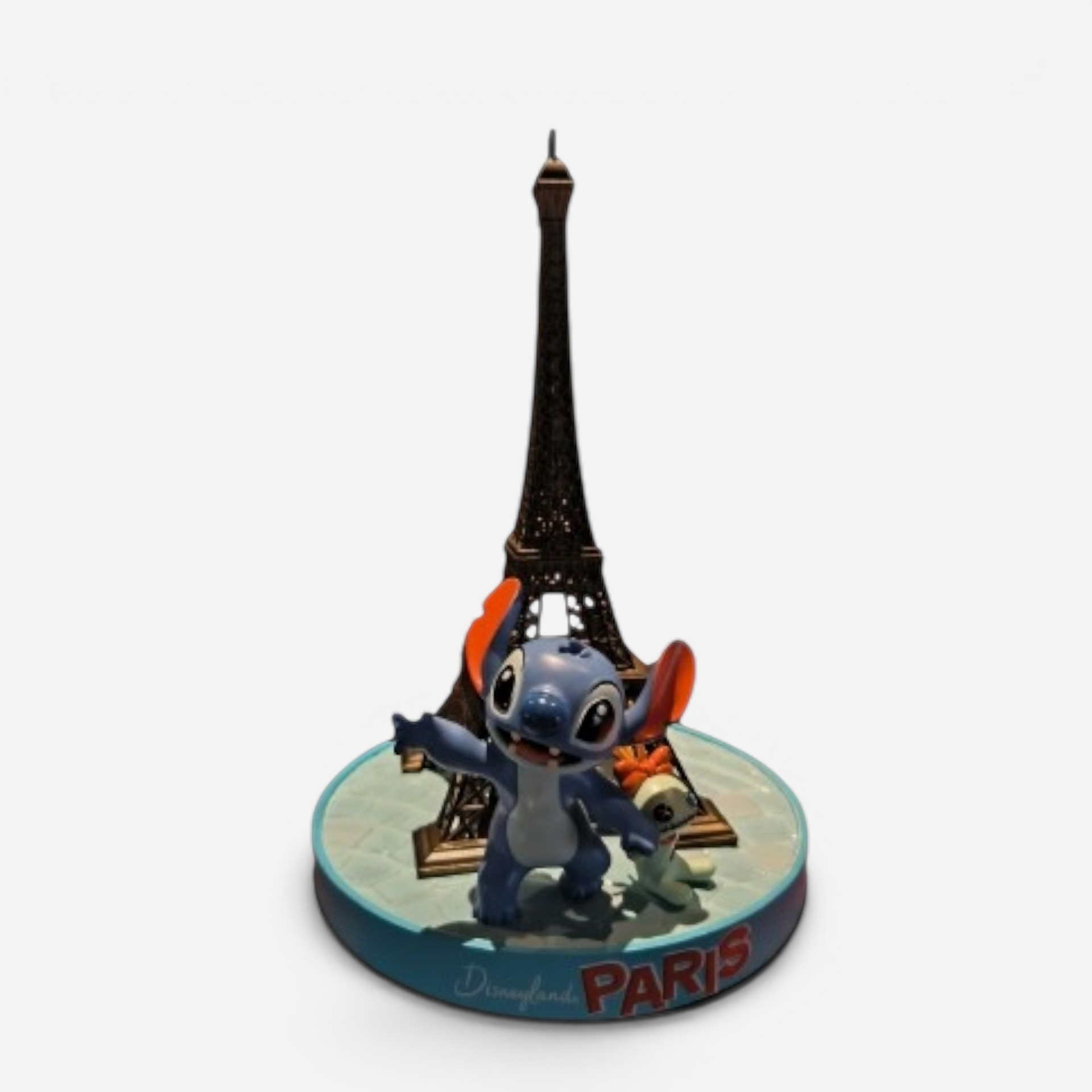 【まるもる】　ディズニーランドパリ ブラック　【新品未使用】 スティッチエッフェル塔パリフィギュア | ディズニーランドパリ