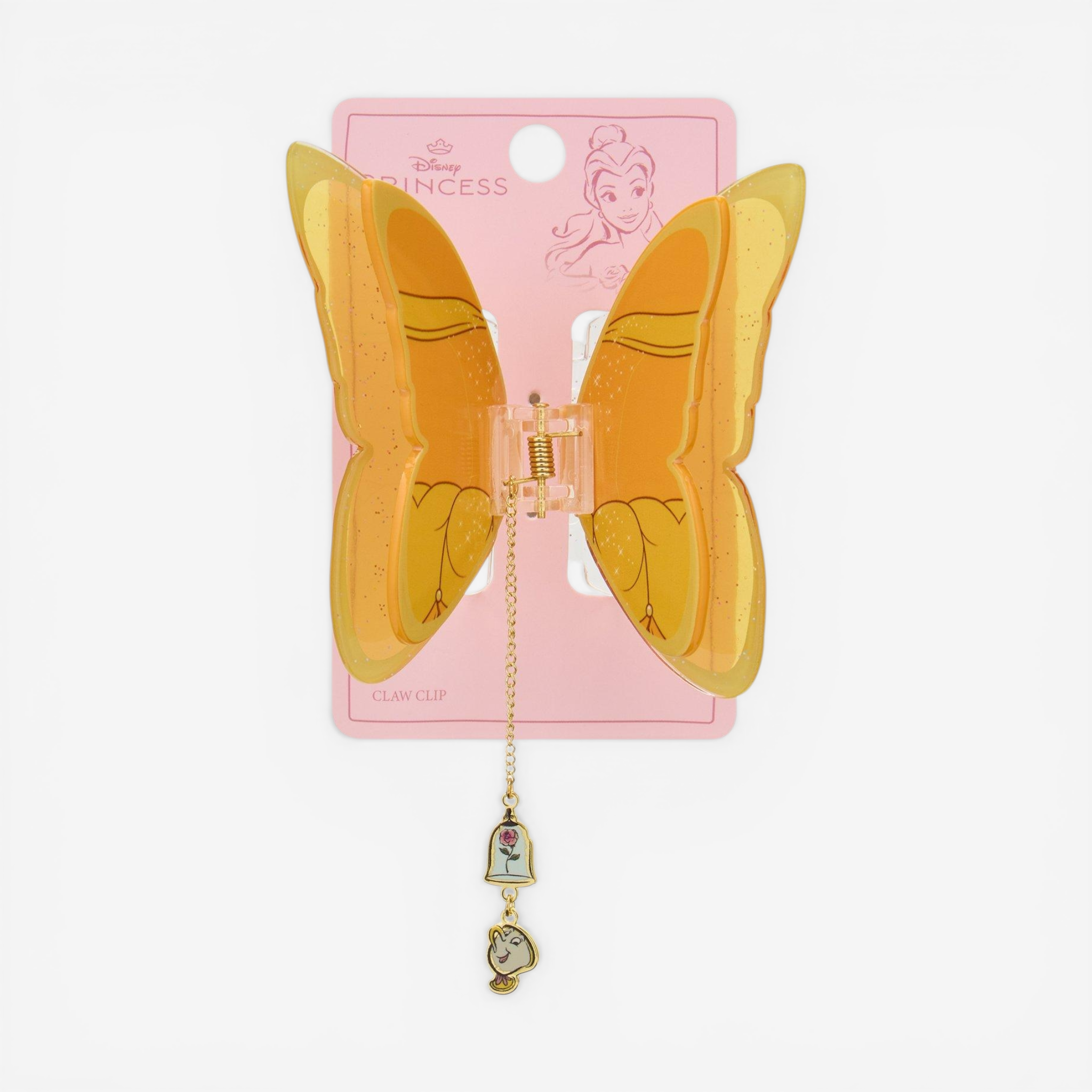 Pince à Cheveux Disney La Belle et la Bête Belle Papillon & Charms – Import US
