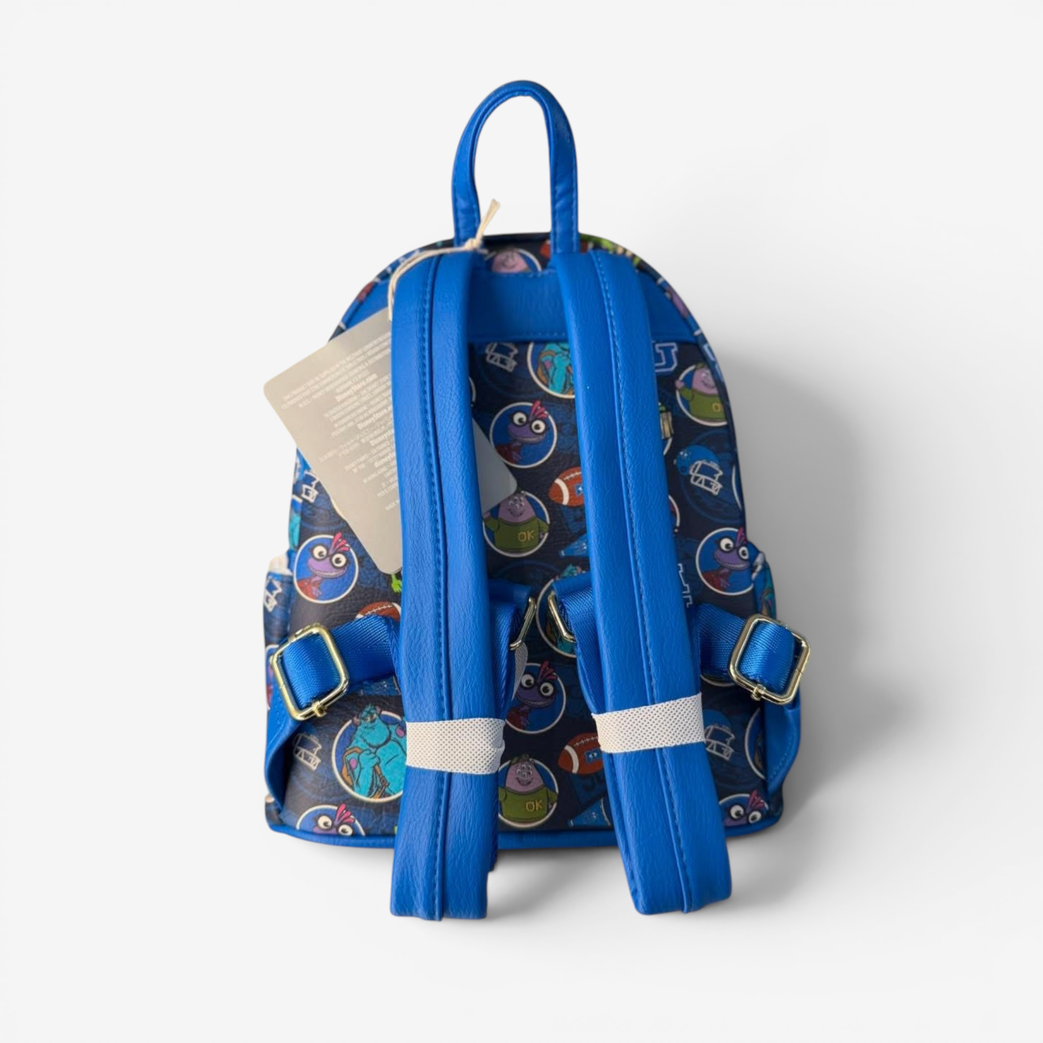 disneyland mini backpack EXCLUSIVE DROP: Loungefly Disney Parks Sleeping Beauty Castle & Mickey Mouse and an embroidered starry sky is featured on the straps Loungefly Monsters University Mini Backpack