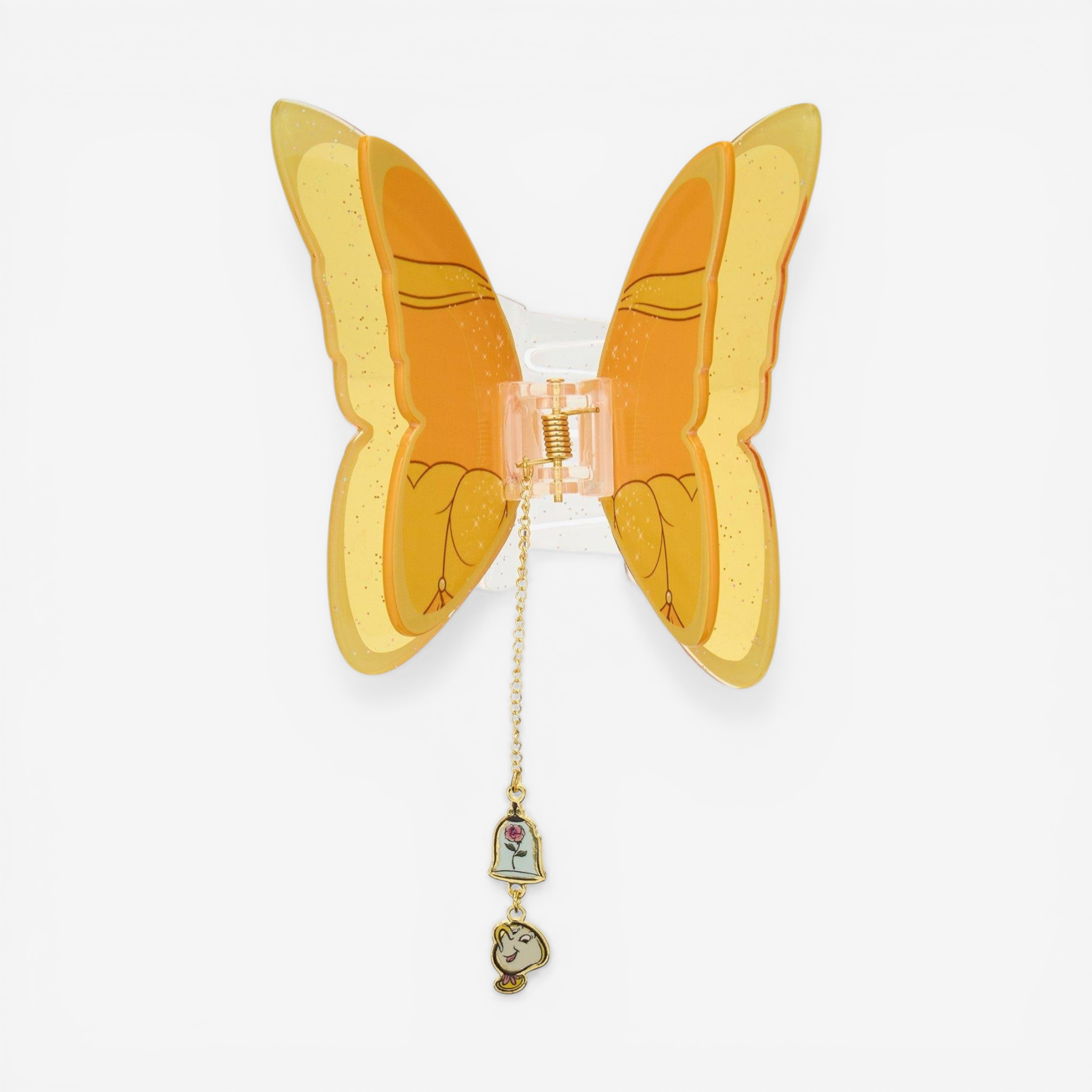 Pince à Cheveux Disney La Belle et la Bête Belle Papillon & Charms – Import US