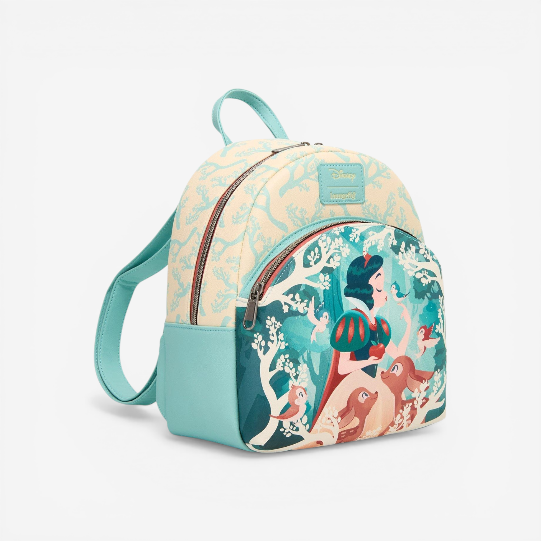 Loungefly Mini Sac à dos Blanche-Neige Scène Forêt Animaux – Import US