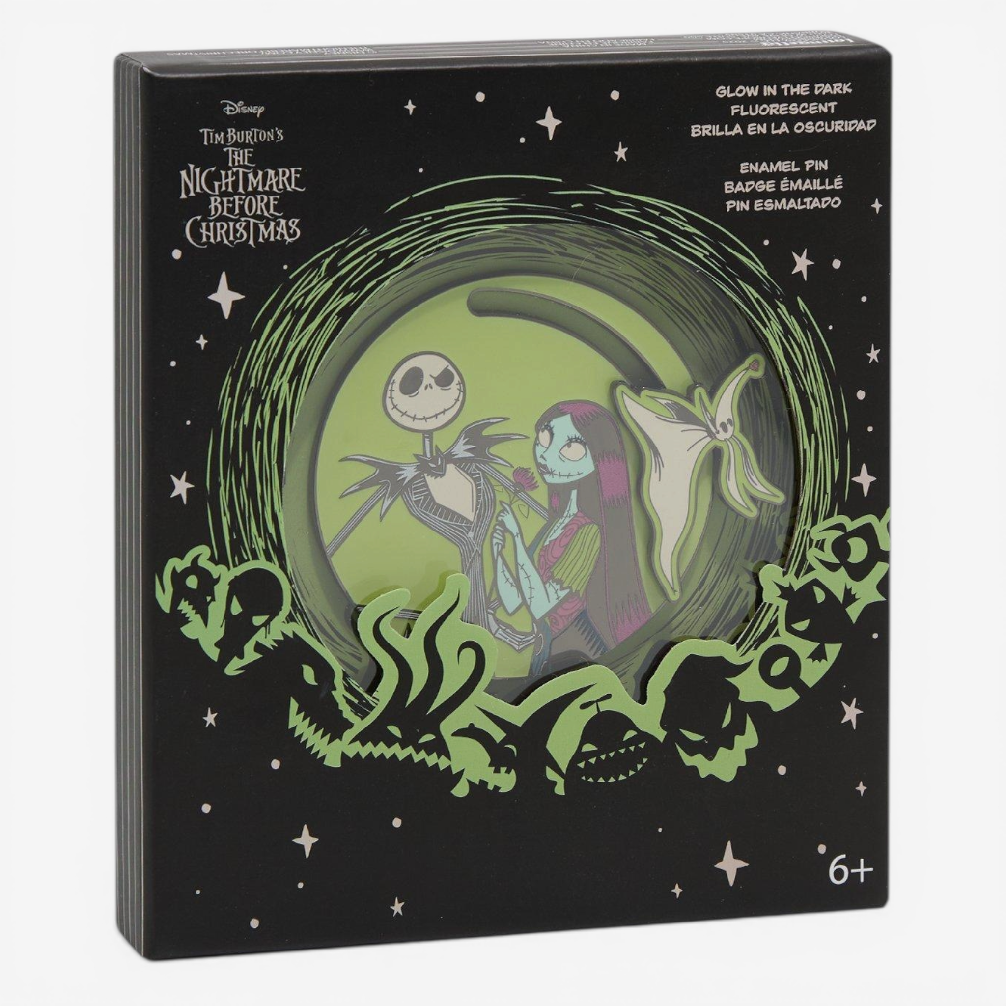 Loungefly Pin’s L'Étrange Noël de Monsieur Jack – Jack Skellington & Sally – Import US