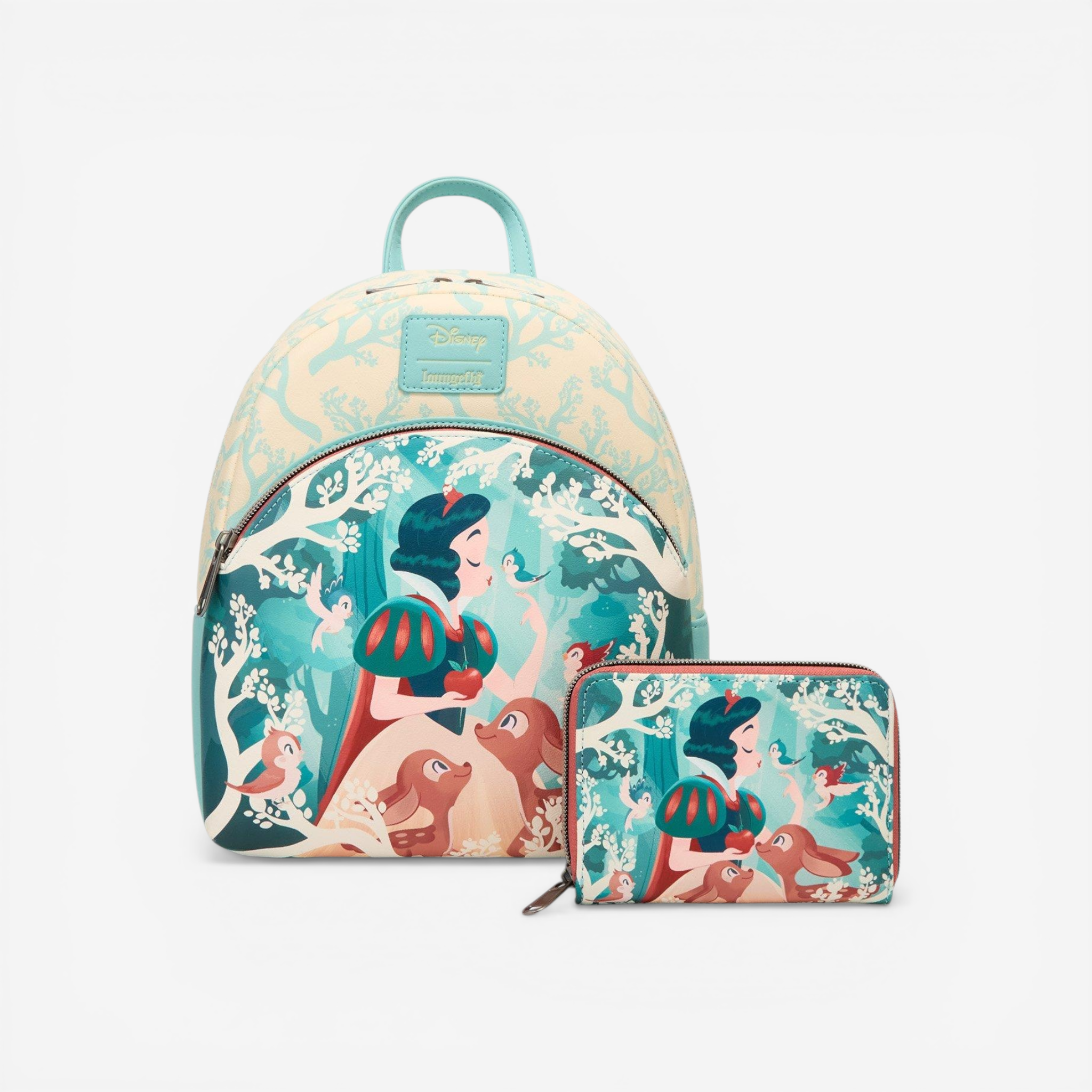Loungefly Mini Sac à dos Blanche-Neige Scène Forêt Animaux – Import US