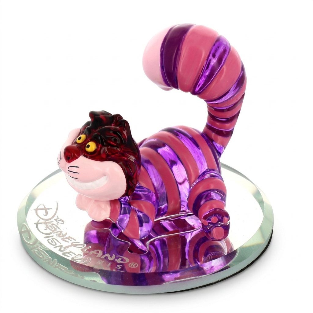 Figurine Chat du Cheshire queue levée Arribas – Disneyland Paris