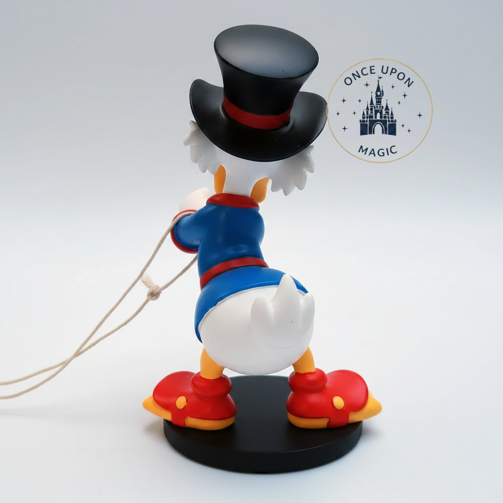 Figurine Picsou sur socle noir – vue complémentaire 3