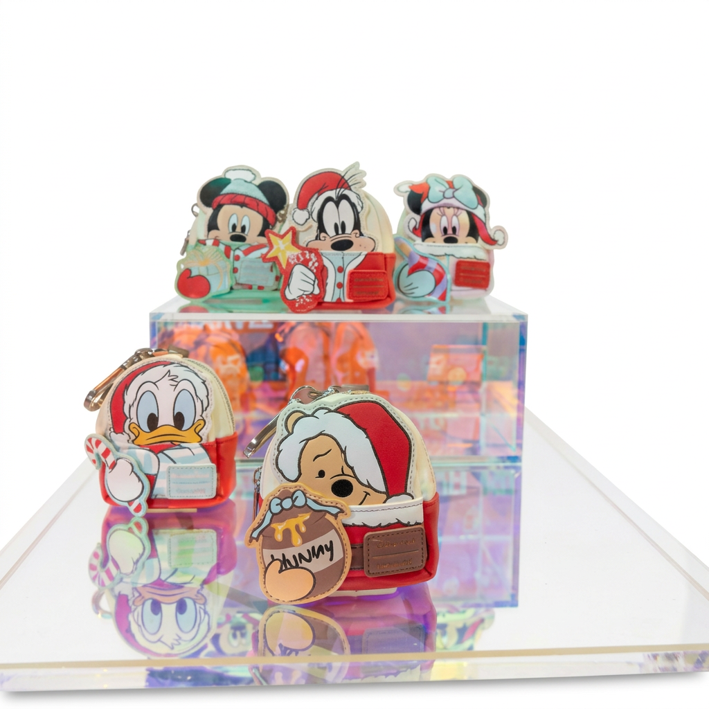 Porte-clés mini-sac Loungefly surprise – Série Noël