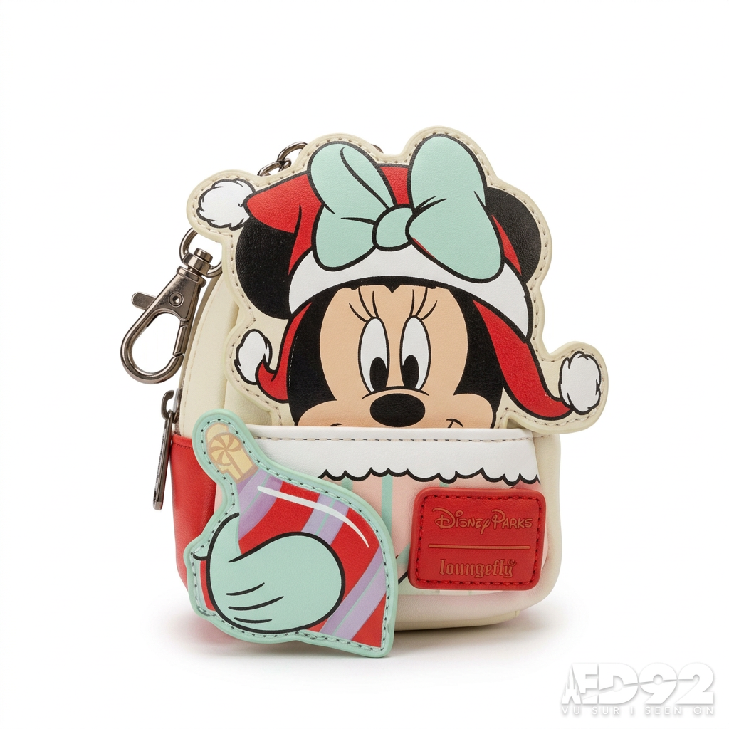 Porte-clés mini-sac Loungefly surprise – Série Noël
