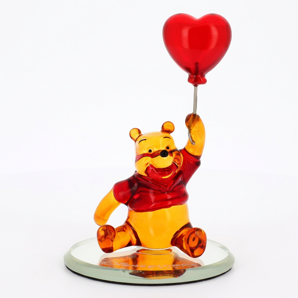 Figurine Winnie avec ballon cœur Arribas – Disneyland Paris
