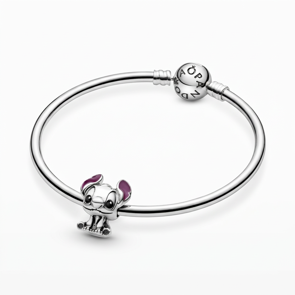 Charm Pandora Stitch en argent – Lilo & Stitch – Disneyland Paris